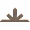 Ekena Millwork Saratoga Smooth Timber Gable Bracket, Douglas Fir, 48"W x 30"H x 1 1/2"D x 5 1/2"F, 15/12 Pitch GBW048X30X0206SAR00SDF - alternate 3